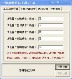 一键复制粘贴工具